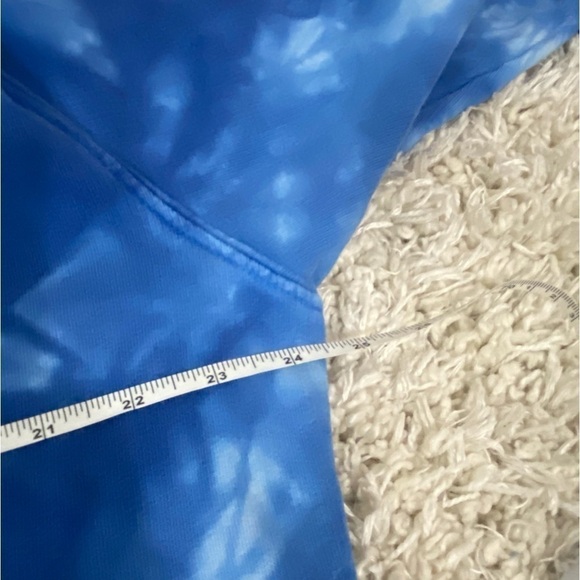 Le 31 Par Simon blue Tie  dye faded hoodie sweater - Picture 3 of 7